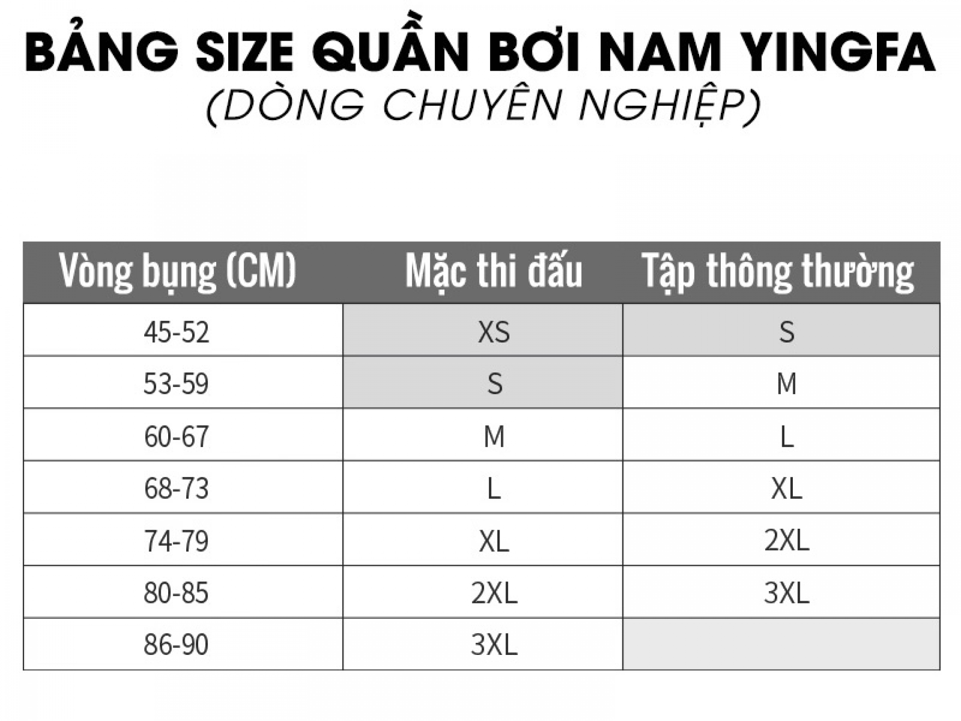 Quần bơi nam Yingfa 9402B lửng