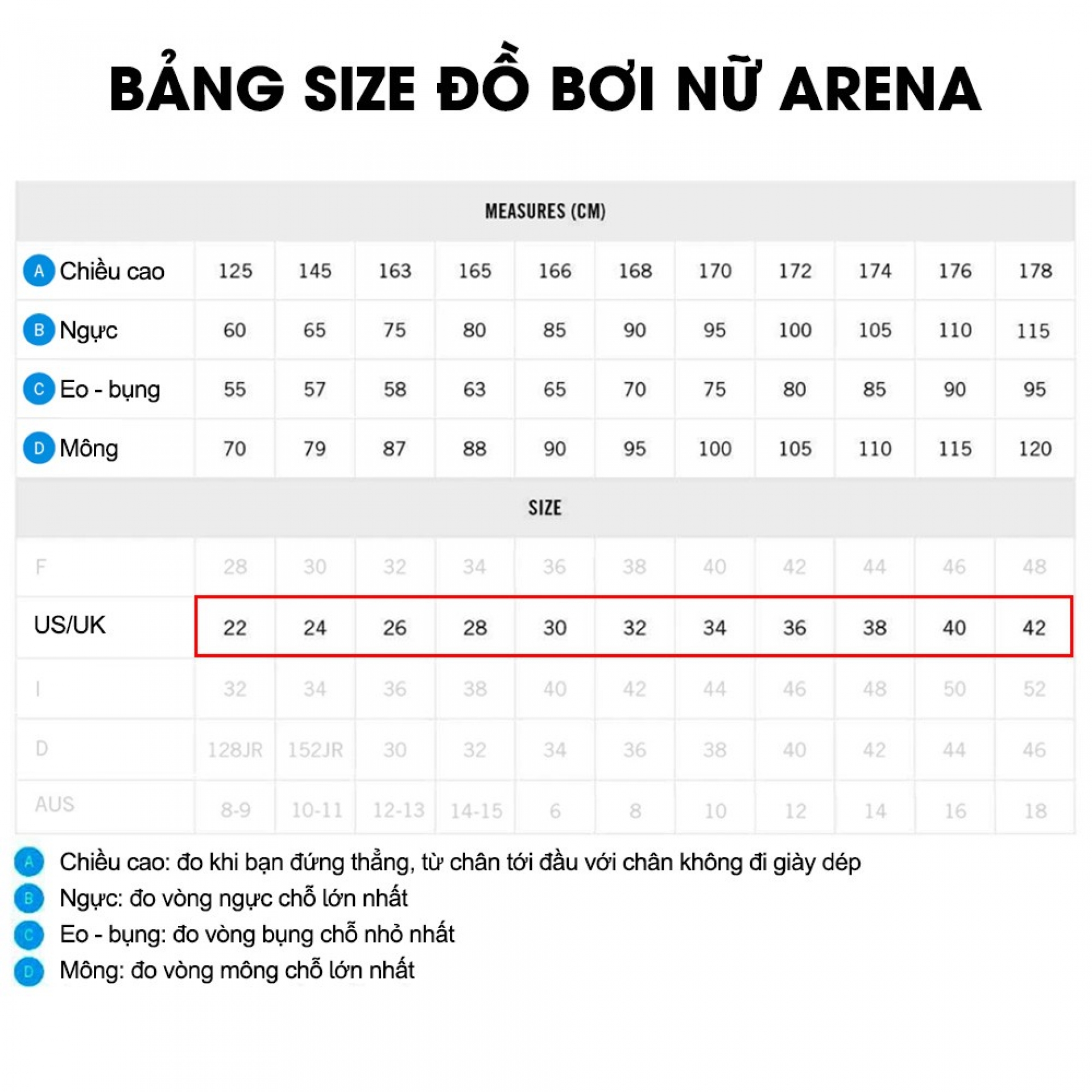  Áo bơi Arena Maura B-Cup